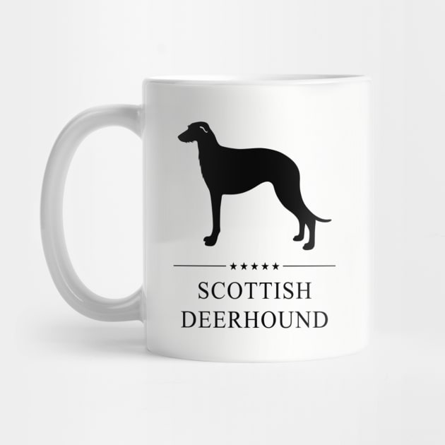 Scottish Deerhound Black Silhouette by millersye